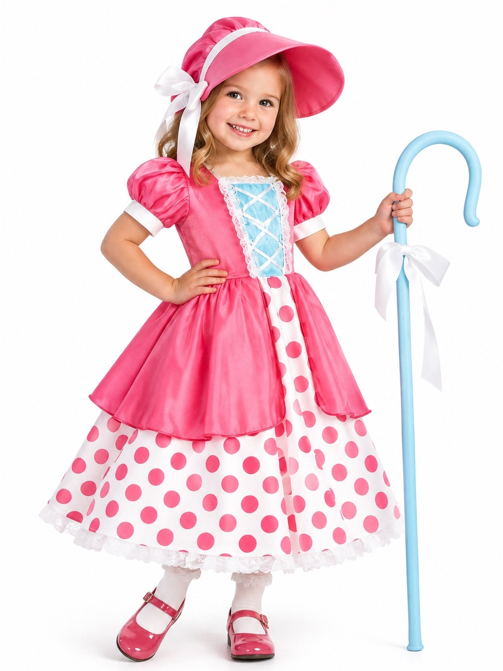 NWT Rubie's Princess Paradise Pink Bo Peep Halloween Costume Size: X-Sm